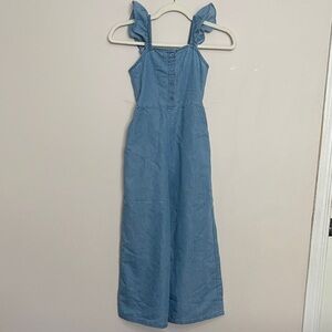 Kids Blue Denim One Piece